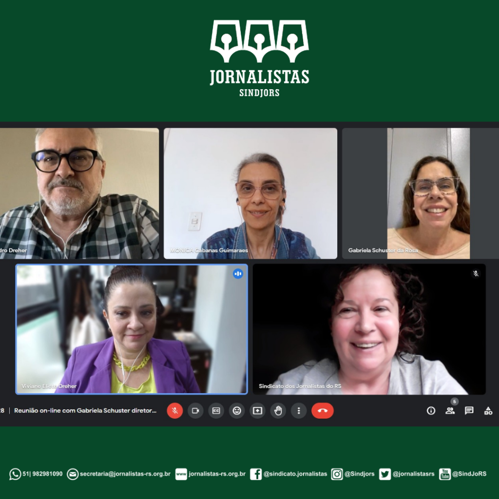 Simers e SindJoRS dão início a parceria para falar sobre saúde mental aos jornalistas gaúchos