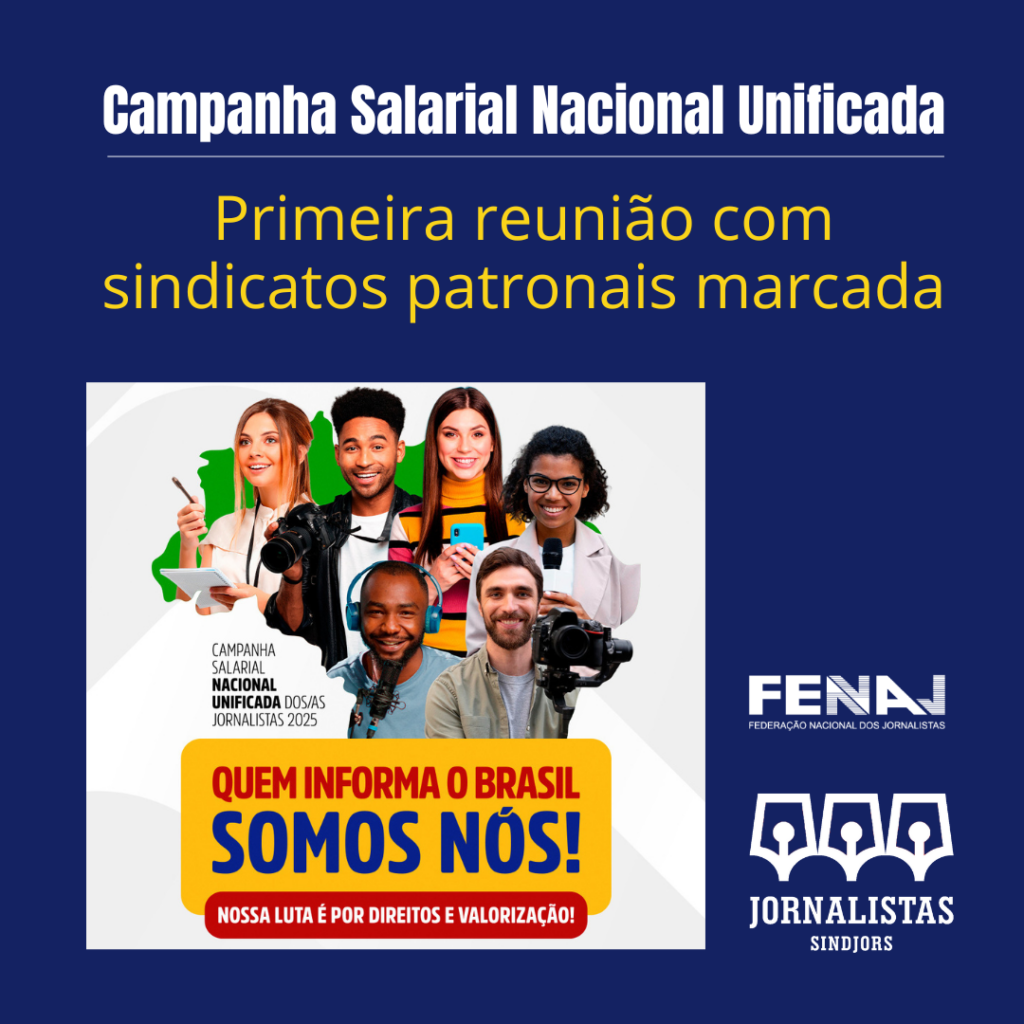 Prorrogada CCT e marcada primeira reunião de negociação entre SindJoRS e sindicatos patronais