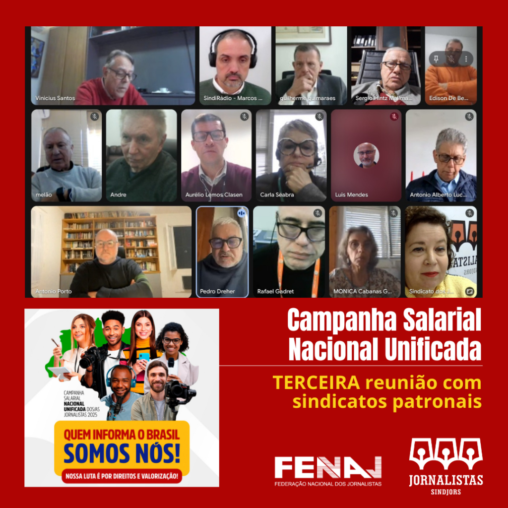 SindJoRS faz contraproposta na terceira reunião de negociação da CCT 2025/2026