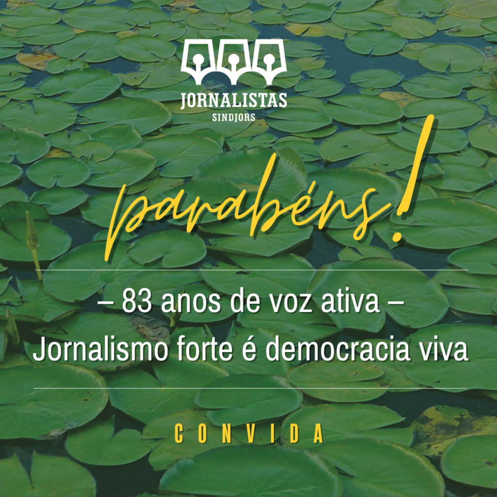 SindJoRS celebra 83 anos com programação especial e confraternização da categoria