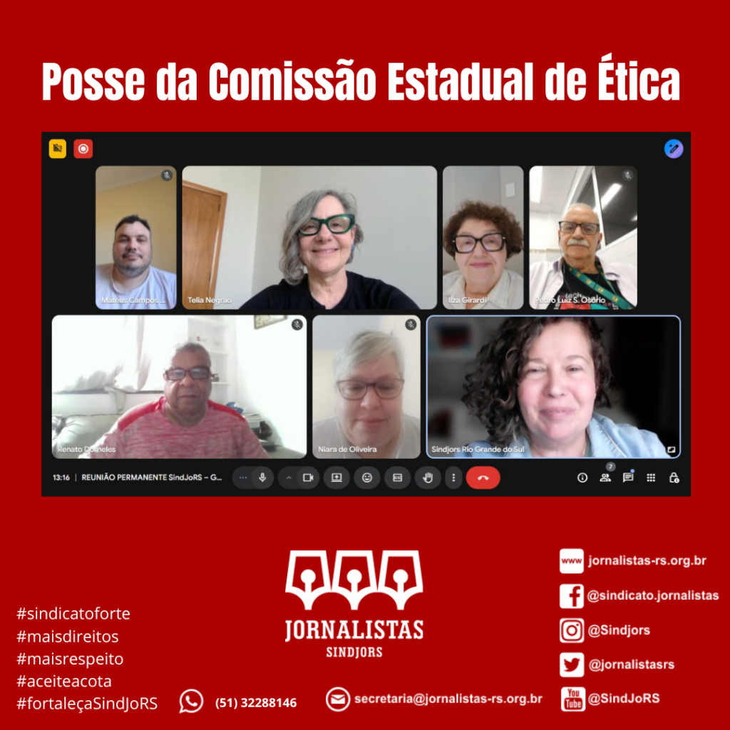 Comissão Estadual de Ética define os cargos de presidente, vice-presidente e secretária