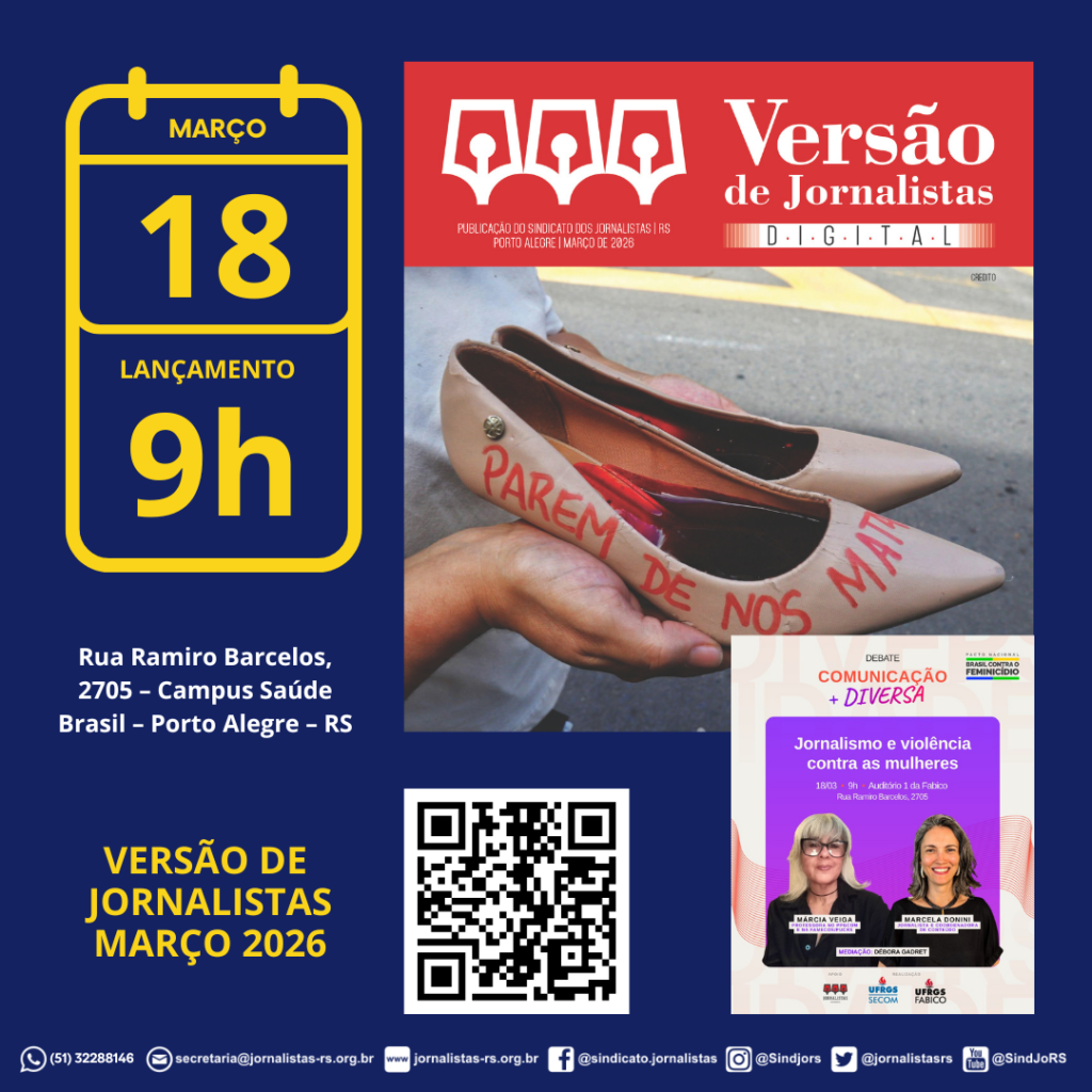 Lançamento do Versão de Jornalistas — Universo das Mulheres na UFRGS
