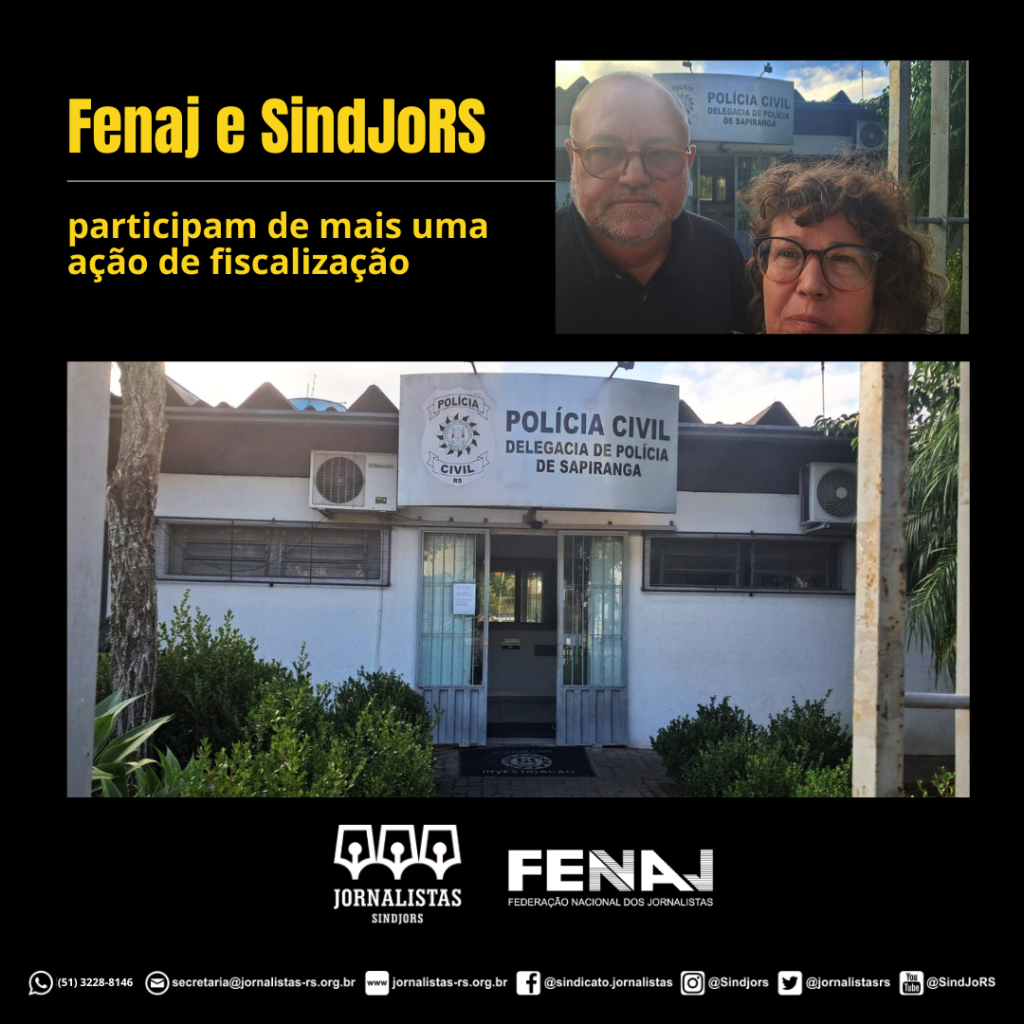 SindJoRS registra boletim de ocorrência sobre carteira profissional falsa