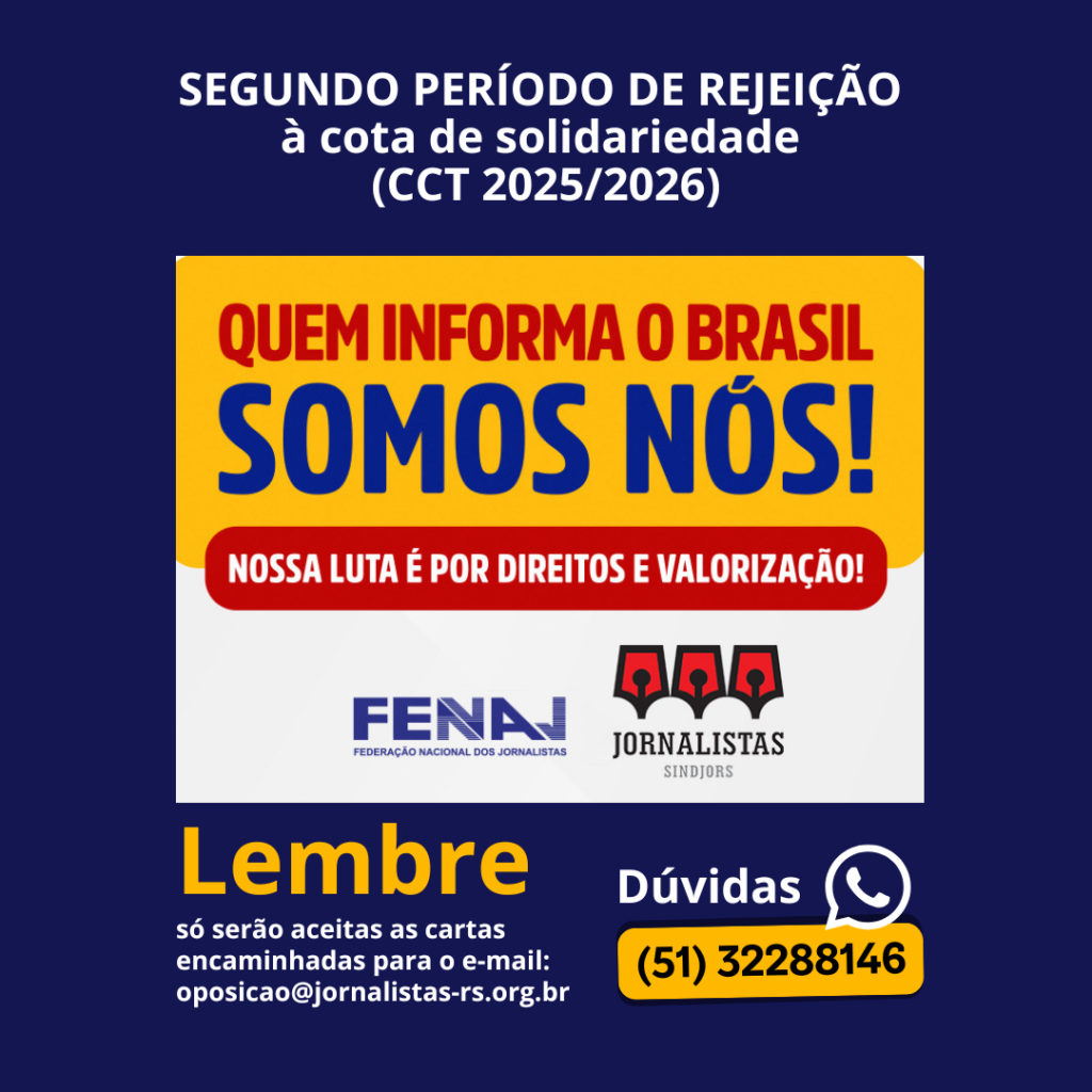 Rejeição à cota de solidariedade: segundo período será em maio de 2026