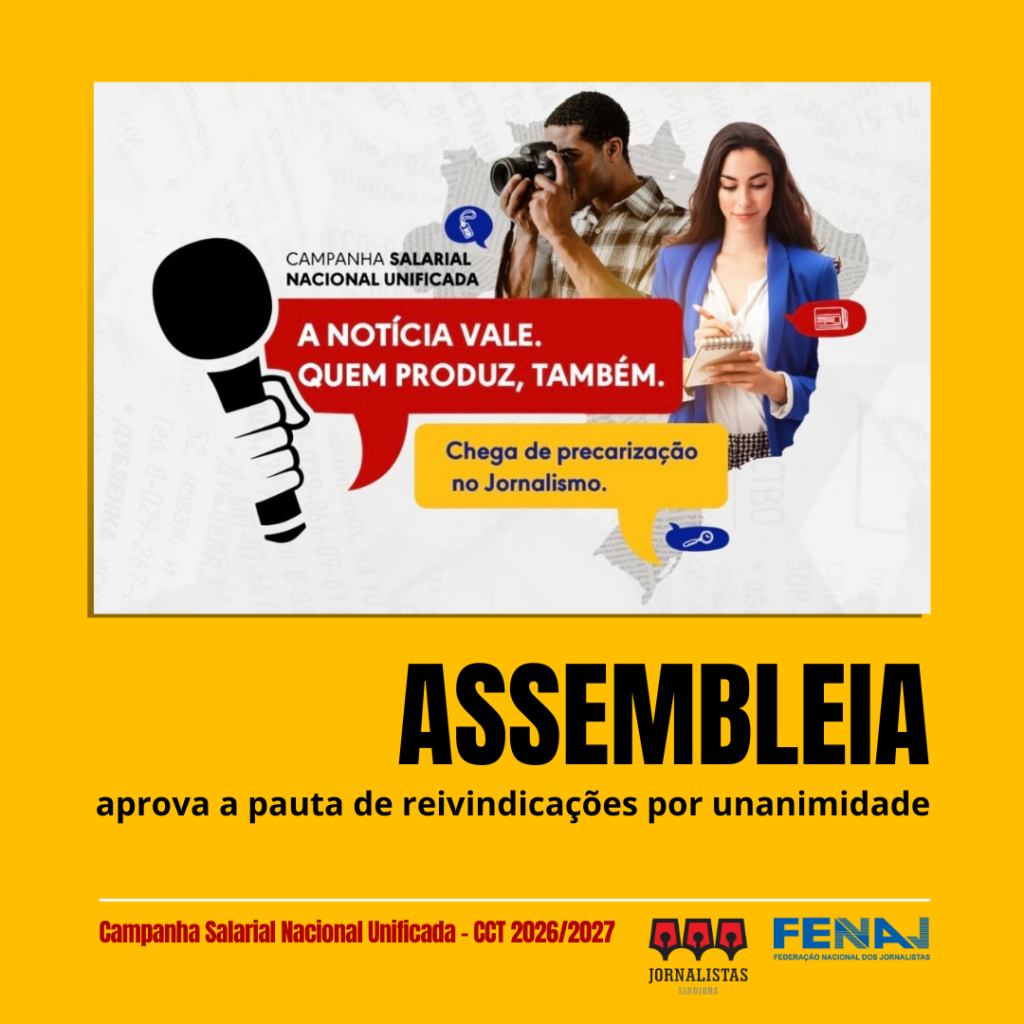Assembleia do SindJoRS aprova pauta de reivindicações por unanimidade