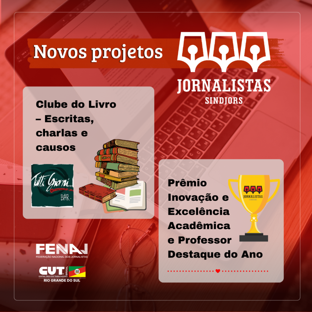 SindJoRS lançou Clube do Livro e prêmios para faculdades de Jornalismo