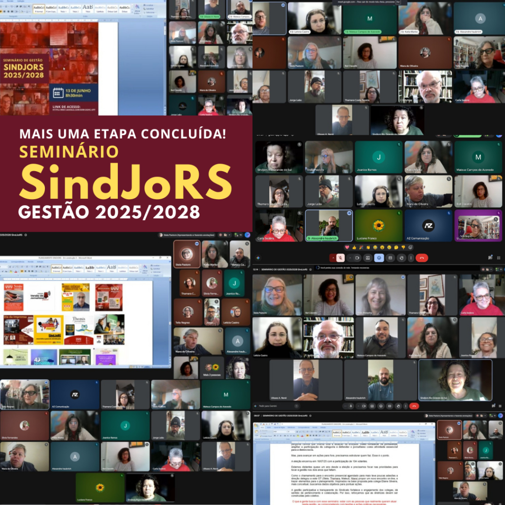 SindJoRS realiza seminário de gestão e define prioridades para fortalecer a categoria em 2026