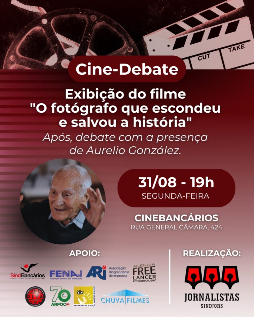 Documentário sobre fotógrafo que salvou a memória da ditadura uruguaia estreia em Porto Alegre