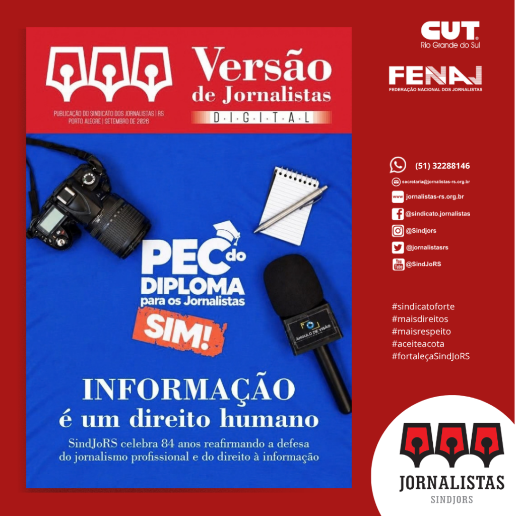 Já está no ar a nova edição do Versão de Jornalistas